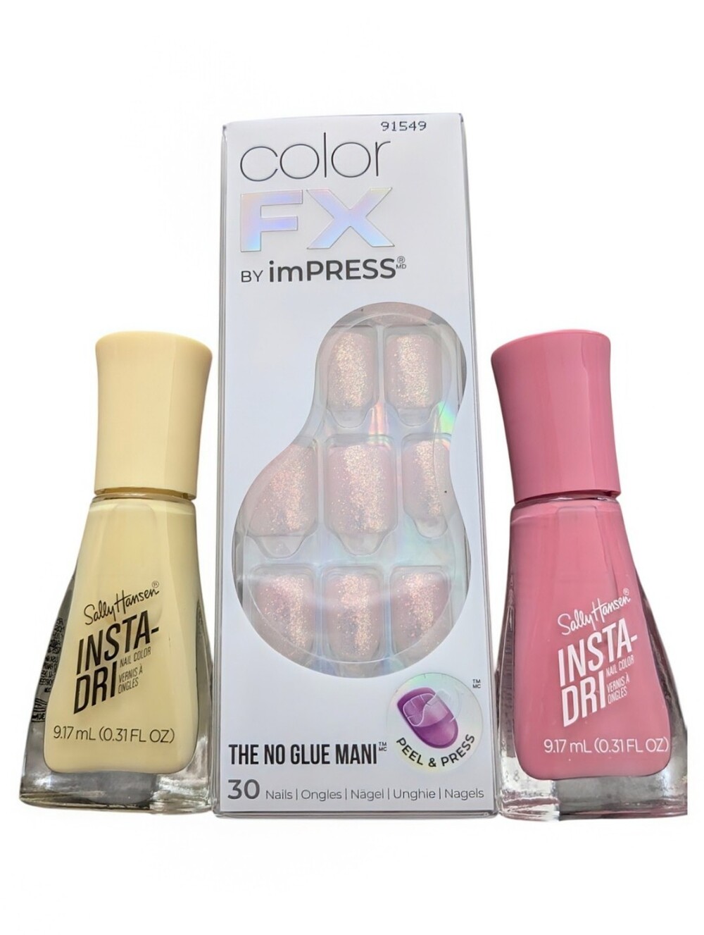 NEW Sally Hansen & imPRESS Color FX Nail Bundle